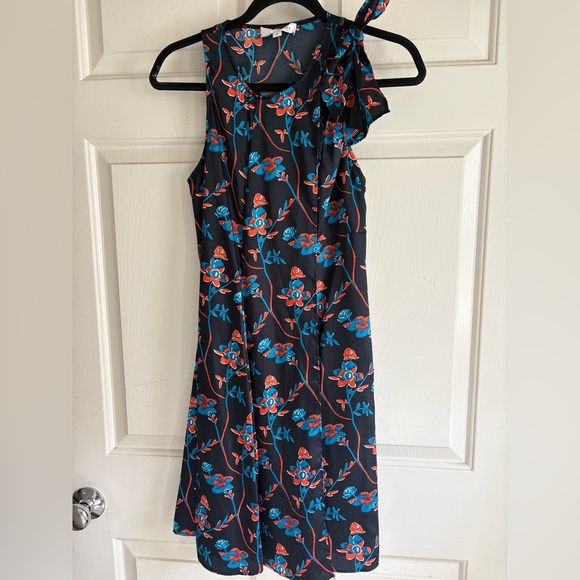 Thakoon Black Daisy Printed Dress size 2 - Picture 3 of 4
